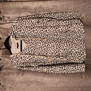 Indigo Poppy leopard sweater